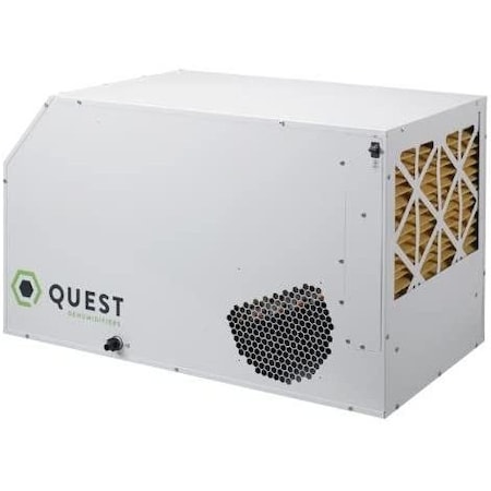 Quest Quest Dual 215/225 Overhead Dehumidifier 230 Volt, White, 25, Plastic GL56700831